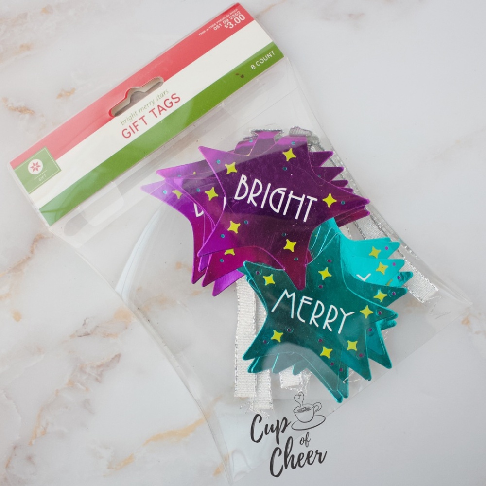 ✨$2 add on! Bright & Merry Star Gift Tags